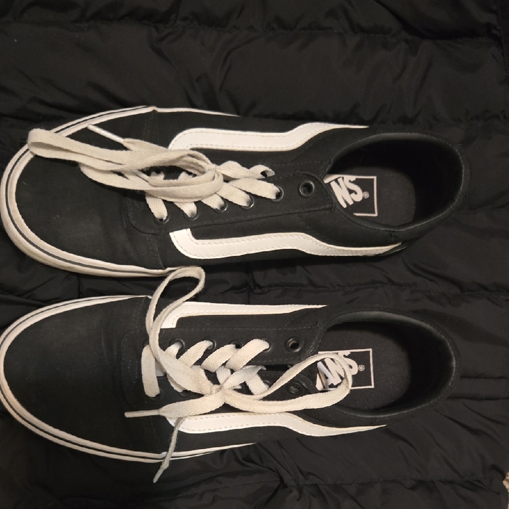 Vans Classic Black and White Sneakers